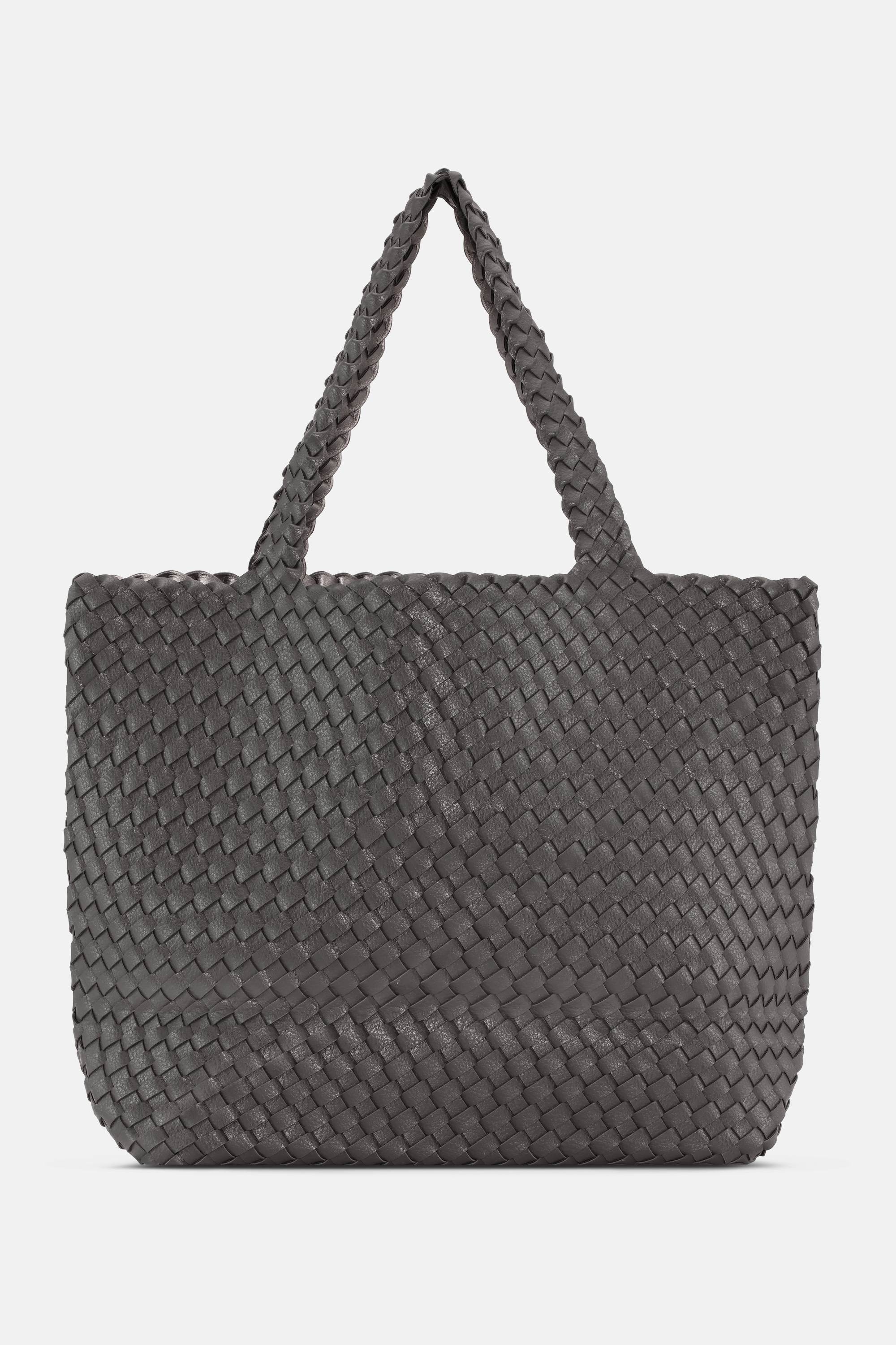 Tote Bag Flätad - Dark Shadow Gun Metal